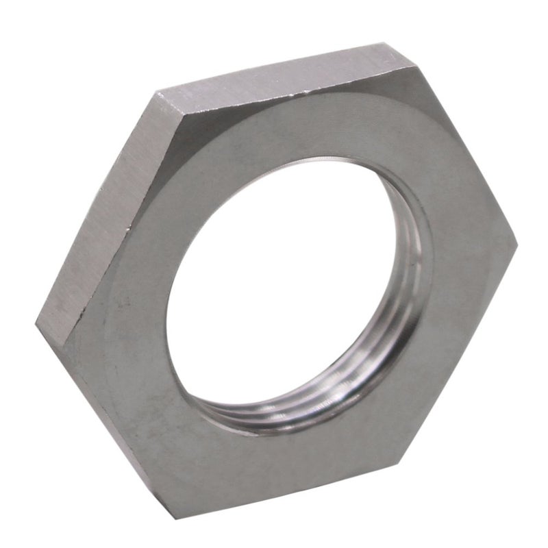 DERNORD Cast Pipe Fitting Stainless Steel 304 Hex Locknut 3/4 Inch NPT Female (Pack of 2) - Image 3